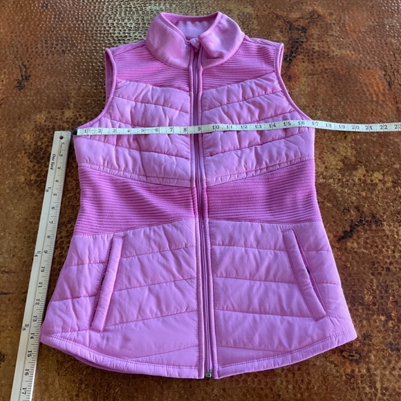 Tek Gear Zip-Up Puffy Vest. Pink. Size S - Picture 8 of 8